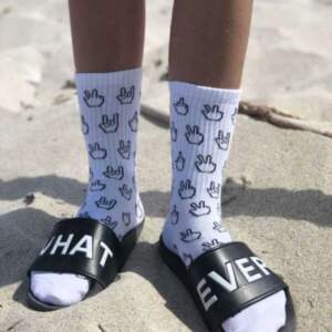 Шкарпетки від 1and1 Fingers білі 2.0 на сайті 1and1 socks