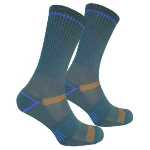 Running socks Runner by 1and1 in graphite + purple colors for men