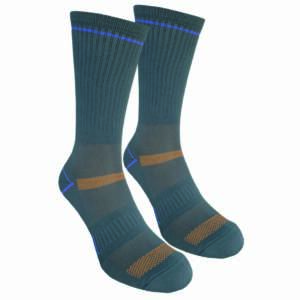 Running socks Runner by 1and1 in graphite + purple colors for men