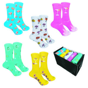 Cocktails set from 1and1 of 5 pairs of men's socks