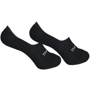 Women's traces in black with the words "The end..." from the brand 1adn1 socks