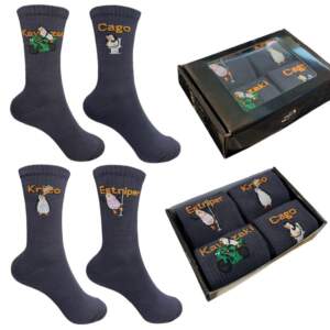 Set of socks PENGUINS from 1and1, 4 pairs (men's)