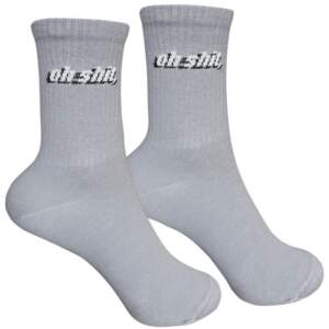 Socks from 1and1 with the inscription Oh sh*t ! A rat!
