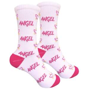 Socks with "Angel" print by 1and1 (women's)