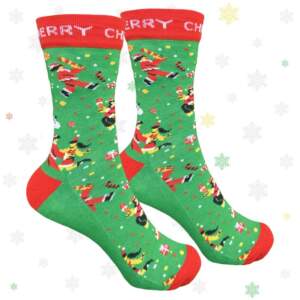 Socks from 1and1 with Merry Christmas print (men's)