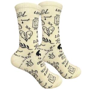Socks with "Tattoo" print by 1and1 (women's)