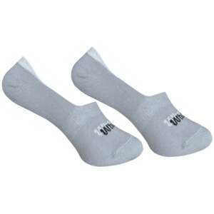 Women's traces in gray with the words "WHO, ME?" from the brand 1adn1 socks