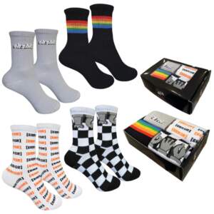 Set of socks "MISTAKE "from 1and1 of 4 pairs of socks (men's)