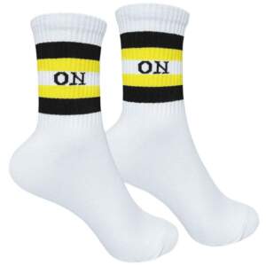 Socks from 1and1 with ON OFF inscription (women's)