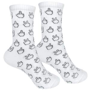 Socks from 1and1 Fingers white 2.0 (women's)