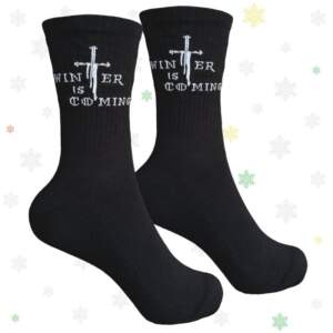 Socks from 1and1 with the inscription Winter is coming (women's)