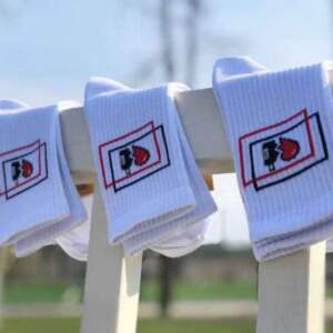 Socks from 1and1 with Wine print (women's)