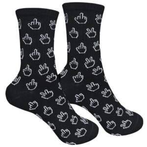 Socks from 1and1 with Fingers print black 2.0 (men's)