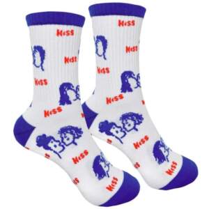 Socks with KISS print (women's)