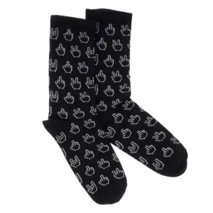 Socks from 1and1 with Fingers print black 2.0 (women's)