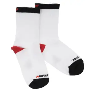 White socks with print "And you are my heart..." (women's)