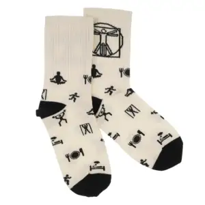 Socks with a HUMAN print by 1and1 (women's)