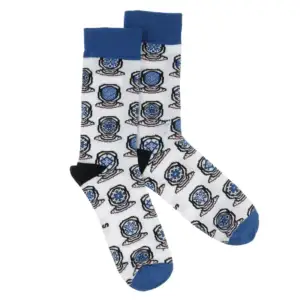 Socks 1and1 with print Ukrainian cosmonauts (women's)