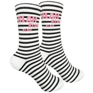 Socks with "Blah blah" print by 1and1 (women's)