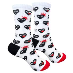 Socks with a print "Heartbreakers" from 1and1 (women's)