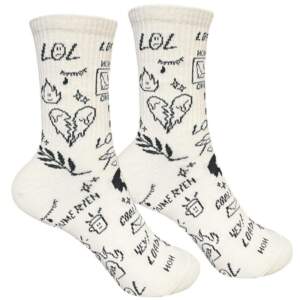Socks from 1and1 with Tattoo 2.0 print (women's)